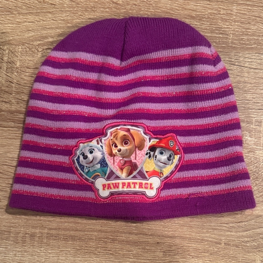 Paw Patrol Striped Knit Beanie Hat